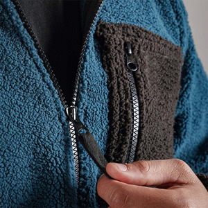 Veste polaire d'hiver pour homme de haute qualité, col montant, design réversible, écologique, durable, légère et respirante - Product Image 6