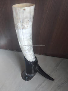 Authentique corne à boire viking pour la bière, écologique, faite à la main, corne de buffle polie, décoration d'intérieur de haute qualité, fabrication indienne - Product Image 5