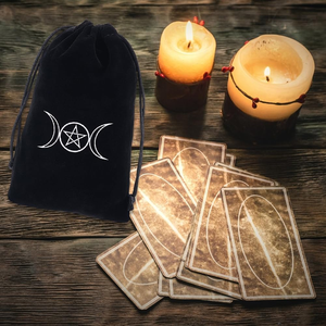 Bolsa de Regalo de Joyería de Terciopelo con Cordón, Personalizada con Logotipo, de Lujo, Reciclable, Bolsa de Almacenamiento para Cartas de Tarot y Velas - Product Image 5
