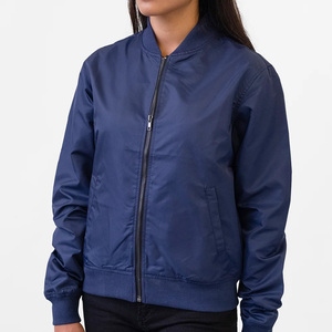 Blouson Bomber Femme Décontracté avec Broderie et Options de Logo Personnalisé, Tissu Imperméable à Mémoire de Forme, Fermeture Éclair pour Usage Quotidien - Product Image 3