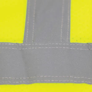 Gilet de sécurité réfléchissant haute visibilité respirant avec fermeture éclair avant, prix abordable, gilets de sécurité personnalisés, gilet tactique haute visibilité pour hommes - Product Image 4
