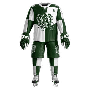 Jersey de Hockey sobre Hielo de Primera Calidad, 100% Poliéster, Transpirable, Sublimado, Uniforme para Hombre - Product Image 5