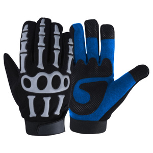 ถุงมือช่างงานหนักอุตสาหกรรม ป้องกันแรงกระแทก เสริมความแข็งแรงด้วยหนังสังเคราะห์ ขายส่ง ถุงมือป้องกันความปลอดภัย - Product Image 4