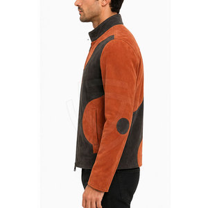 Classic <b>Suede</b> <b>Leather</b> <b>Jacket</b> With Elegant Minimal Design Premium Material Comfortable Fit For Men Fashion And Seasonal Wear - Product Image 5