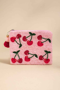 Classic Design Zipper Closure Beaded Embroidered Seed Bead Handmade Digital Printing case Coin Purse Customized Color for Women - Product Image 3