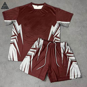 Uniforme de rugby personnalisé respirant à manches courtes, grande taille, léger, en tissu 100% polyester - Product Image 1