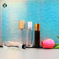 Bouteilles de parfum personnalisées à fond épais et vintage 10 ml 15ml mini rondes carrées transparentes rechargeables mini échantillon de décantations de parfum en verre
