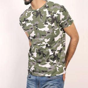 เสื้อยืดลำลองลายพรางผู้ชาย ผ้าฝ้าย รับผลิตแบรนด์ส่วนตัว ปักโลโก้ได้ ไซส์ใหญ่ ระบายอากาศดี เป็นมิตรกับสิ่งแวดล้อม แห้งเร็ว ผ้าเจอร์ซีย์ - Product Image 2