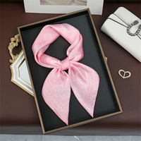 70*70cm kare ipek eşarp kadınlar için moda bayanlar saten boyun saç kravat Bandana kadın fular plaj Stoles başörtüsü eşarp