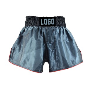 Shorts de boxe, MMA, kick-boxing et Muay Thai personnalisés en gros, avec broderie et impression par sublimation de logo sur mesure. - Product Image 5