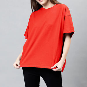 T-shirt court oversize pour femme, nouvelle mode estivale, prix le plus bas, faible MOQ, vente directe d'usine - Product Image 1