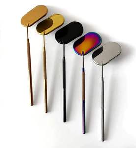 Professional Stainless Steel Fiber <b>Lash</b> & Eyelash Tweezers High Quality Precision 10mm Smooth Tip Durable Model - Product Image 2