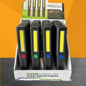 COB Working <b>Light</b> High Brightness Rechargeable <b>LED</b> Torch For Car Repair And <b>Workshop</b> Use - Product Image 1