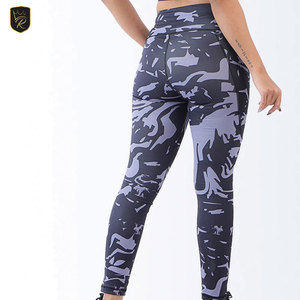Leggings de sport pour femme à taille mi-haute, longueur intégrale, sublimation, séchage rapide, extensibles, pour la gym, le fitness, la course et l'entraînement - Product Image 3