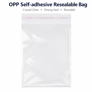Bolsas de Embalaje Transparentes Autoadhesivas y Reutilizables de Fábrica - Product Image 3