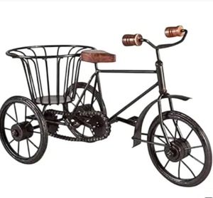 Adorno de Madera con Forma de Bicicleta para Decoración del Hogar, Accesorios Decorativos Antiguos para Bodas - Product Image 1