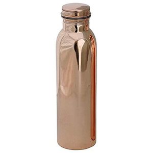 Pure Copper Hammered Water <b>Bottle</b> 950ml Leakproof Lid Dishwasher Microwave Safe Boosts Immunity Glowing Skin - Product Image 6