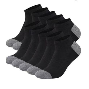 <b>Men</b> <b>Ankle</b> <b>Socks</b> 100% Cotton Breathable Knitted Solid Color Summer Daily Wear Regular Fit Standard Thickness - Product Image 3