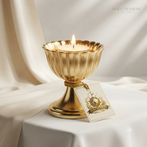Support de bougie de table en métal, style rustique, en laiton, pour bougies chauffe-plat, centre de table de fête, bougie d'intérieur, vente en gros - Product Image 4