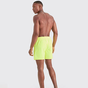 Custom High Quality Swim Wear Custom Color Breathable Two Pockets Elastane Polyester Drawstring Plain Men Swim <b>Shorts</b> - Product Image 5