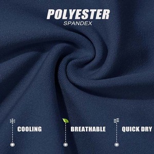 Débardeur en tricot respirant bleu marine uni pour homme, col rond, style décontracté, sans manches - Product Image 5