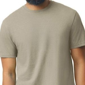 T-shirt décontracté pour hommes en gros, à manches courtes, col rond, en coton, avec logo personnalisé imprimé, vêtements de tous les jours, vêtements OEM - Product Image 3