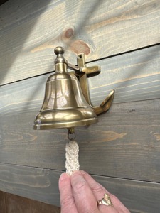 Designer <b>Brass</b> <b>Bell</b> Pure Finish Well <b>Bell</b> Premium <b>Brass</b> <b>Bell</b> Ideal For Nautical Homes Temple Garden Outdoor And Gift Decoration - Product Image 3