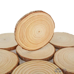 Posavasos de Madera Ecológica Blue Lotus Disponible en Azul, Base Finamente Pulida para Mesa de Comedor, Decoración de Escritorio de Oficina, Vietnam - Product Image 1