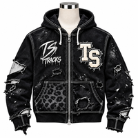 Service OEM, vente en gros, design personnalisé, veste en jean respirante pour hommes, hiver, 100% coton, haute qualité, marque privée pour adultes