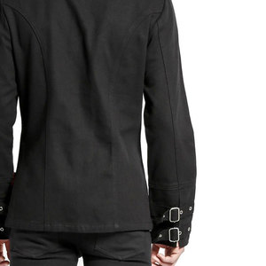 OEM ODM CUSTOM ROCK GUARD PSYCHO HANDCUF <b>GOTHIC</b> ZIP-UP <b>JACKET</b> COAT PUNK UNIFORM WHOLESALE 2026 - Product Image 6