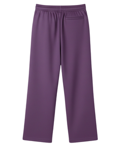 Pantalones Deportivos Anchos Color Morado Ciruela Personalizados, Cintura Elástica con Cordón, Pantalones Casuales para Mujer, Suaves y Cómodos, Suministro al por Mayor - Product Image 5