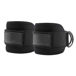 Heavy Duty Neoprene Ankle <b>Straps</b> Resistance Band with Padded Design for Weightlifting Gym Workout Fitness Ankle Support Cuffs - Product Image 4
