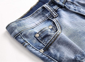 Summer <b>Men's</b> Stretch Short <b>Jeans</b> Fashion Casual Slim Fit High Quality Elastic Denim Shorts Male Brand Clothes <b>Jeans</b> <b>Men</b> OEM - Product Image 5