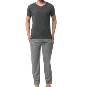Shorts de pyjama pour hommes en coton, confortables, respirants, vêtements de nuit décontractés, fabricant OEM - Product Image 5