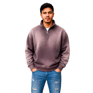 Fabricante de Sudaderas Personalizadas con Cierre de Cremallera para Hombre, Estilo Urbano, Venta al Por Mayor, Marca Privada, Proveedor de Ropa OEM - Product Image 3