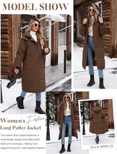 Women's Lightweight Knitted Solid Packable Hooded <b>Winter</b> <b>Quilted</b> Puffer Jacket Detachable Sleeves Hat Water Resistant Fur Lining - Product Image 4