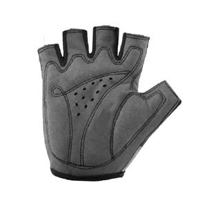 JINAH LEATHER INDUSTRIES Custom Design Breathable Nylon <b>Half</b> Finger Cycling Gloves Hook Loop Closure Anti <b>Slip</b> Pad for Men Women - Product Image 6