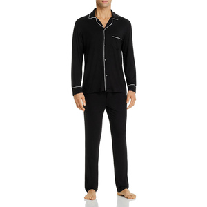 Meilleures ventes : Pyjamas et peignoirs en coton pour hommes, ensembles de vêtements de nuit, pyjamas courts en coton pour hommes de haute qualité à prix abordable - Product Image 6
