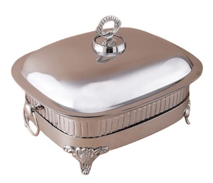 Nueva cazuela moderna de acero inoxidable, olla caliente de Metal, calentador de alimentos elegante, olla caliente para buffet para casas, fiestas, hoteles, uso de villas - Product Image 2