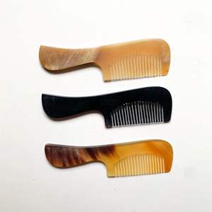 Peine de Cuerno de Buey Natural de la Mejor Calidad, Hecho a Mano, Cuerno de Búfalo Pulido, Tamaño Personalizado - Product Image 4
