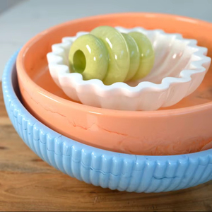 Tazón para Servir Tallado en Resina, Tamaño y Forma Personalizados, Ecológico, para Servir Comida, Sopa, Ensalada, para el Hogar, Bodas, Fiestas, Hecho en Artizon Studio - Product Image 1