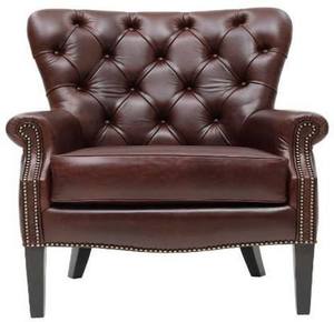 Sofá inflable moderno de lujo de alta calidad de cuero genuino Chesterfield de un asiento tamaño personalizable marco de madera sala de estar - Product Image 3
