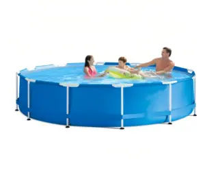 Outdoor Metal Frame Swimming Pool Above Ground Swimming Pool For Kids Family Swimming Pool
