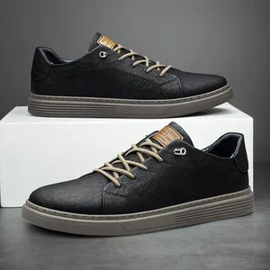Chaussures en cuir de créateur pour hommes, chaussures Oxford à lacets, chaussures d'extérieur pour hommes, baskets, chaussures de bureau, chaussures décontractées italiennes - Product Image 5