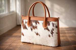 Bolso Tote de Cuero con Pelo Sintético, Fabricación Profesional Personalizada, para Mujer, Calidad Premium, Estilo Transpirable y Sostenible - Product Image 2