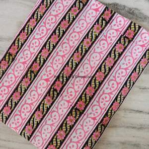 Tela de Algodón Cambray Estampada a Bloques 60x60, Tela de Algodón con Estampado Tradicional Jaipuri - Product Image 6