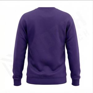 Sweat-shirt à col rond en coton pour femmes Vente en gros Sweat-shirt oversize à épaules tombantes décontracté Sweats à capuche pour femmes Sweat-shirt en coton - Product Image 3