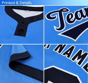 Camiseta de béisbol naranja personalizada, nombre personalizado, número, nombre del equipo, uniforme de softbol 00, cuello en V, rayas verticales, absorbe la humedad, transpirable - Product Image 5