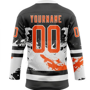 Jersey de Hockey Sublimado, Listo para Deporte, Personalizable, Uniforme de Práctica para Equipo, Ropa Deportiva Transpirable de Poliéster - Product Image 6