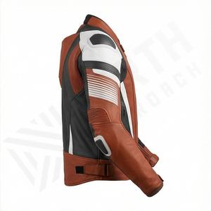 Chaqueta de Motociclista de Cuero Genuino para Hombre de la Mejor Calidad, Nueva Colección de Invierno, Chaquetas de Motocicleta con Protecciones Desmontables Personalizadas - Product Image 3